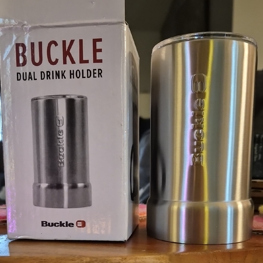 Buckle Stainless Steel Drink Holder convertable tumbler